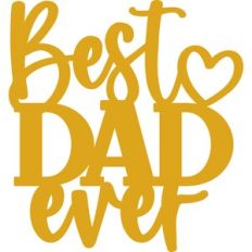Best Dad Ever Cake Topper