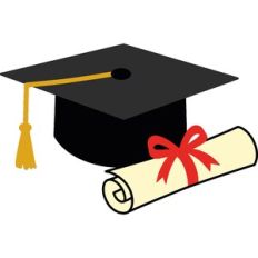 Graduation Cap And Diploma