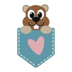 Beaver In A Pocket