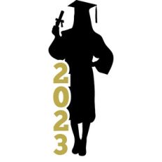 Female 2023 Graduation Silhouette