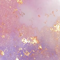 Pastel Watercolour Background With Gold Molten Glitter Effect