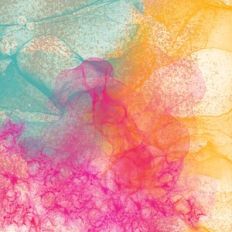 Rainbow Alcohol Ink and Gold Glitter Background