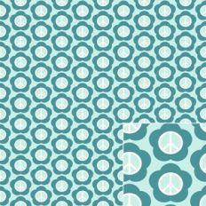 Peace Sign Flower Printable Background