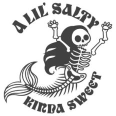 A lil' Salty Mermaid Skeleton