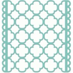 scalloped quatrefoil screen