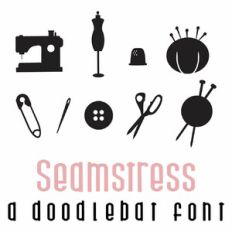 Seamstress Doodlebat Font