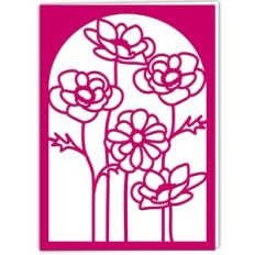 Ranunculus Flower Arch Card