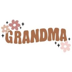 Retro Flower Grandma