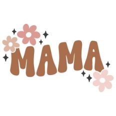 Retro Flower Mama