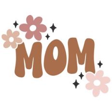 Retro Flower Mom