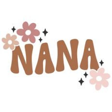 Retro Flower Nana