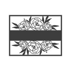 Floral Card Face