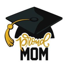 Proud Mom Grad Cap