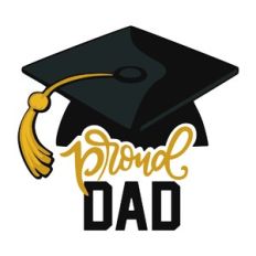 Proud Dad Grad Cap