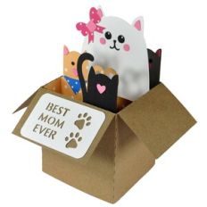 Kitty Cat and Kittens Mother’s Day - Card in a Box