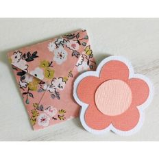 flower power card and envelope
