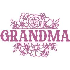 grandma floral border
