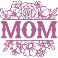 mom floral border