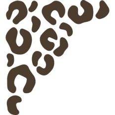 leopard corner accent