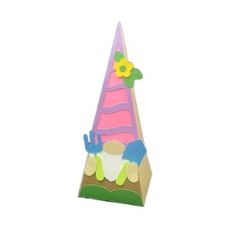 Garden Gnome with Tools Pyramid Box