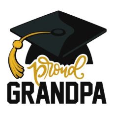 Proud Grandpa Grad Cap