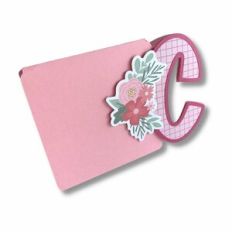 CARD C WITH FLOWERS