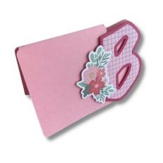 CARD B WITH FLOWERS