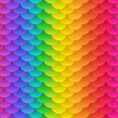 Rainbow Mermaid Scales