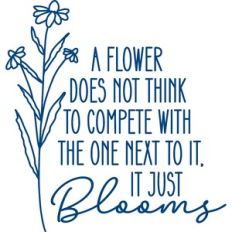 it just blooms