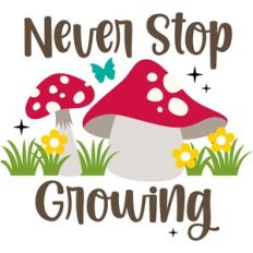 never stop growing