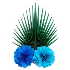 PRACTICAL FLOWER 92 WITH PLEATED PALM LEAF