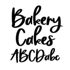 BFC Bakery Cakes Casual Brush Handwriting Font