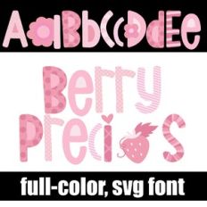 Berry Precious Color Font