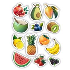 Summer Fruits Planner Stickers