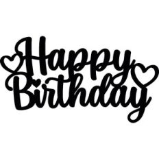 Happy Birthday Cake Topper