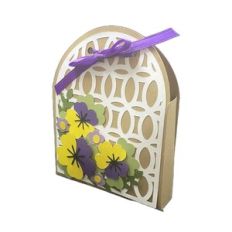 Pansy Lattice Gift Bag