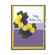 Mother's Day Pansy Card