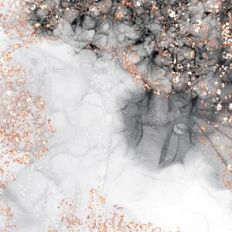 Alcohol Ink and Gold Glitter Foil Background Pattern
