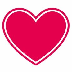 Heart Layered Framed Fancy Label Background Shape