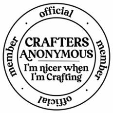 Crafters Anonymous Official Member Badge