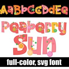 Peaberry Sun Color Font