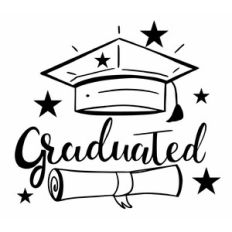 Graduated Design with Tassel and Diploma