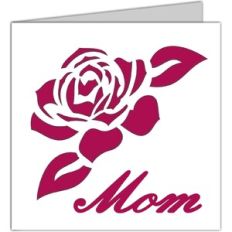 rose mom card