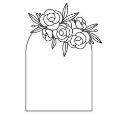 Arch Flowers Frame