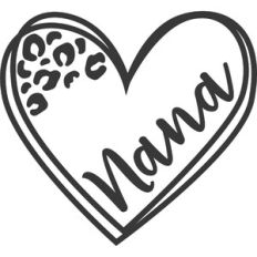 nana leopard heart