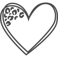 leopard heart