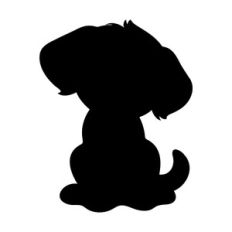 Puppy Dog Silhouette