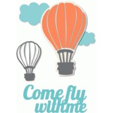 'come fly with me' hot air balloon