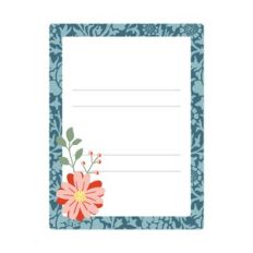 Floral Note Card