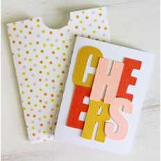 cheers card and envelope